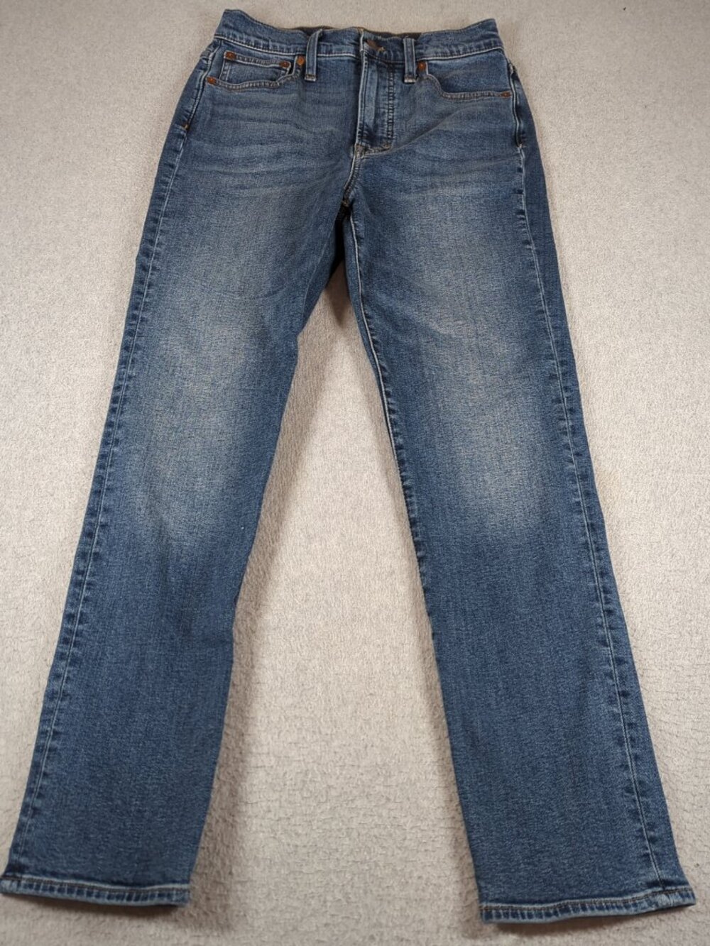 Madewell Jeans Women's 26 Blue Perfect Vintage Jean Tapered Leg Stretch